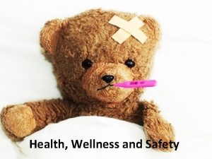 Health Wellness and Safety Signs and Symptoms of