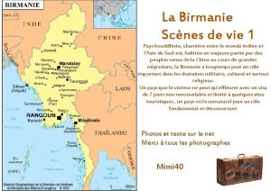 La Birmanie Scnes de vie 1 Pays bouddhiste