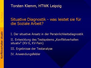 Konfliktverhalten situativ St Plten Torsten Klemm HTWK Leipzig