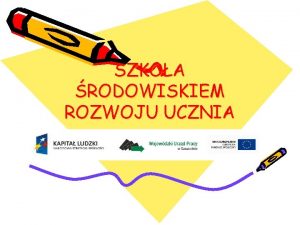 SZKOA RODOWISKIEM ROZWOJU UCZNIA Projekt wspfinansowany przez Uni