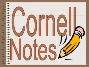 Cornell note taking stimulates critical thinking skills Note