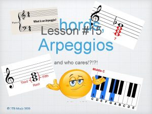 Chords Lesson 15 Arpeggios and who cares Simple