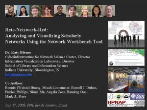 ReteNetzwerkRed Analyzing and Visualizing Scholarly Networks Using the