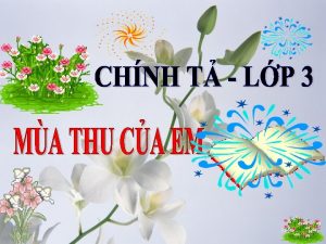 Chnh t nghe vit Vit bng sen hoa