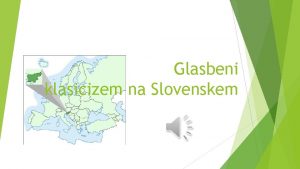 Klasicizem na slovenskem