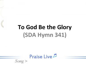 Sda hymn 341