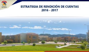 ESTRATEGIA DE RENDICIN DE CUENTAS 2016 2017 EQUIPO