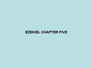 EZEKIEL CHAPTER FIVE PROPHET DATE JONAH 825 785