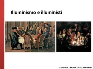 Illuminismo e illuministi 2018 GIUS LATERZA FIGLI BARIROMA