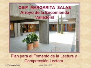 CEIP MARGARITA SALAS Arroyo de la Encomienda Valladolid