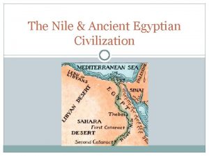 The Nile Ancient Egyptian Civilization Blessings of the