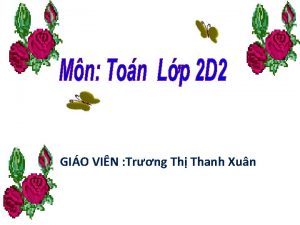 GIO VIN Trng Th Thanh Xun Ton ng