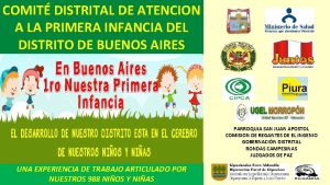 COMIT DISTRITAL DE ATENCION A LA PRIMERA INFANCIA