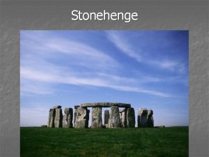 Stonehenge Salisbury Plain England n 2000 BCE n