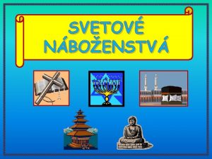 SVETOV NBOENSTV o je nboenstvo q nboenstvo je