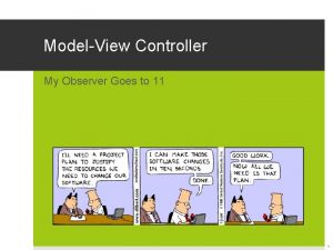 ModelView Controller My Observer Goes to 11 1