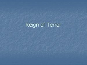 Reign of Terror Europe Reacts to the Revolution