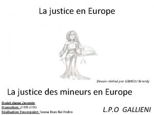 La justice en Europe Dessin ralis par GBIKOU