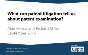 What can patent litigation tell us about patent