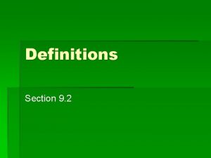 Definitions Section 9 2 Magma and Erupted Materials