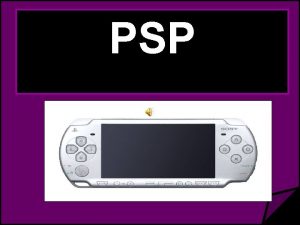 PSP psp QUE ES EL PSP La Play