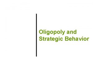 Oligopoly and Strategic Behavior Economics in A Beautiful