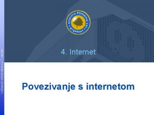 Udbenik informatike za 7 razred 4 Internet Povezivanje