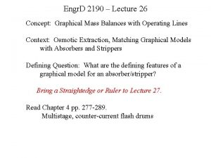 Engr D 2190 Lecture 26 Concept Graphical Mass
