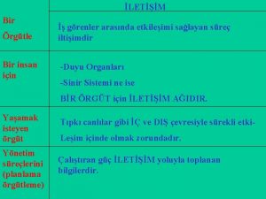 LETM Bir rgtle grenler arasnda etkileimi salayan sre