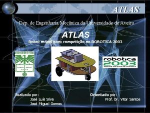 ATLAS Dep de Engenharia Mecnica da Universidade de