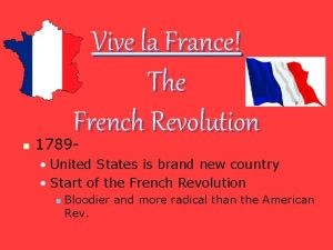 n Vive la France The French Revolution 1789