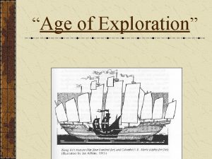 Age of Exploration Voyages of Zheng He 1405