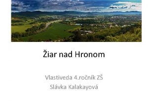 iar nad Hronom Vlastiveda 4 ronk Z Slvka