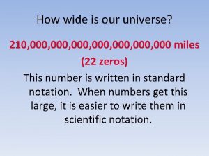 How wide is our universe 210 000 000