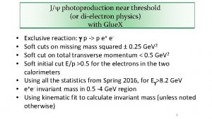 Jy photoproduction near threshold or dielectron physics with