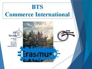 BTS Commerce International I LES METIERS Commercial export