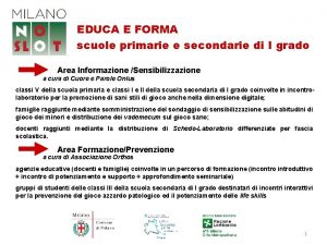 EDUCA E FORMA scuole primarie e secondarie di