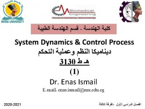 Contents Previous Course Introduction of control system theory