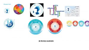 IB PROFILE LEARNERS We nurture our curiosity developing