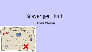 Scavenger Hunt By Sindi Mkwanazi Job 12 vs
