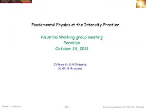 Fundamental Physics at the Intensity Frontier Neutrino Working