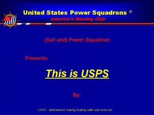 United States Power Squadrons Americas Boating Club Sail