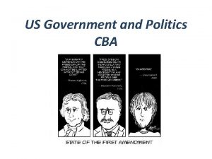 US Government and Politics CBA CBA Question Citizens
