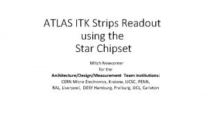 ATLAS ITK Strips Readout using the Star Chipset