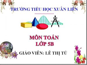 TRNG TIU HC XU N LIN GIO VIN