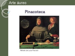 Arte ureo Pinacoteca Retrato de Luca Paccioli Arte