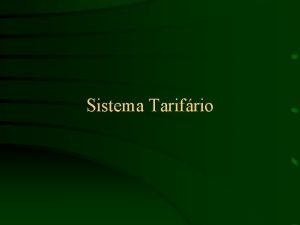 Sistema Tarifrio Demanda Contratada o valor de demanda