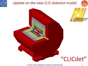 Update on the new CLIC detector model CLICdet