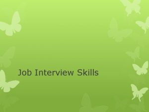 Job Interview Skills Understanding Job Postings and Interviews