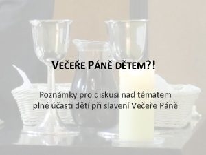 VEEE PN DTEM Poznmky pro diskusi nad tmatem